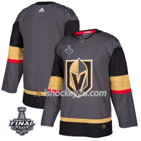 Mænd NHL Vegas Golden Knights Trøje Blank 2018 Stanley Cup Final Patch Adidas Grå Authentic